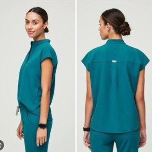 Figs womens pacific blue set XS